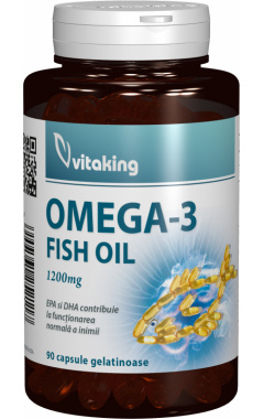 Omega-3 1200 mg Vitaking – 90 capsule gelatinoase driedfruits.ro/ Capsule si comprimate